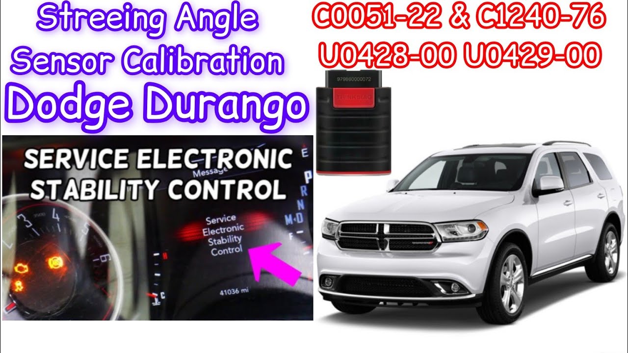 Dodge #Durango #C0051-22 #HowToFix #StreeingAngleSensor #Calibration #StreeingAngleSensorProgram