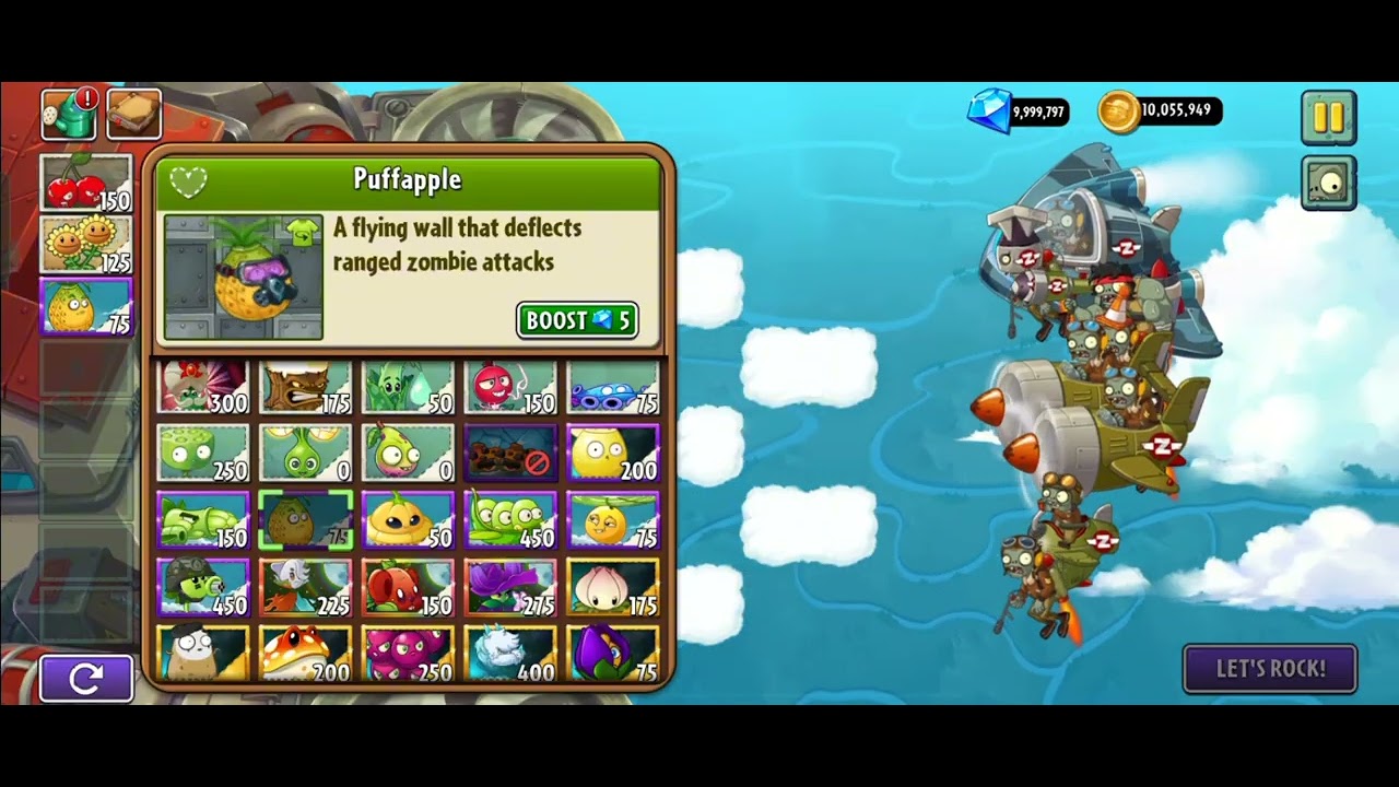 PvZ 2 Refloushed Gameplay: Assault Airspace (Day 21 to Day 25) (Replay)