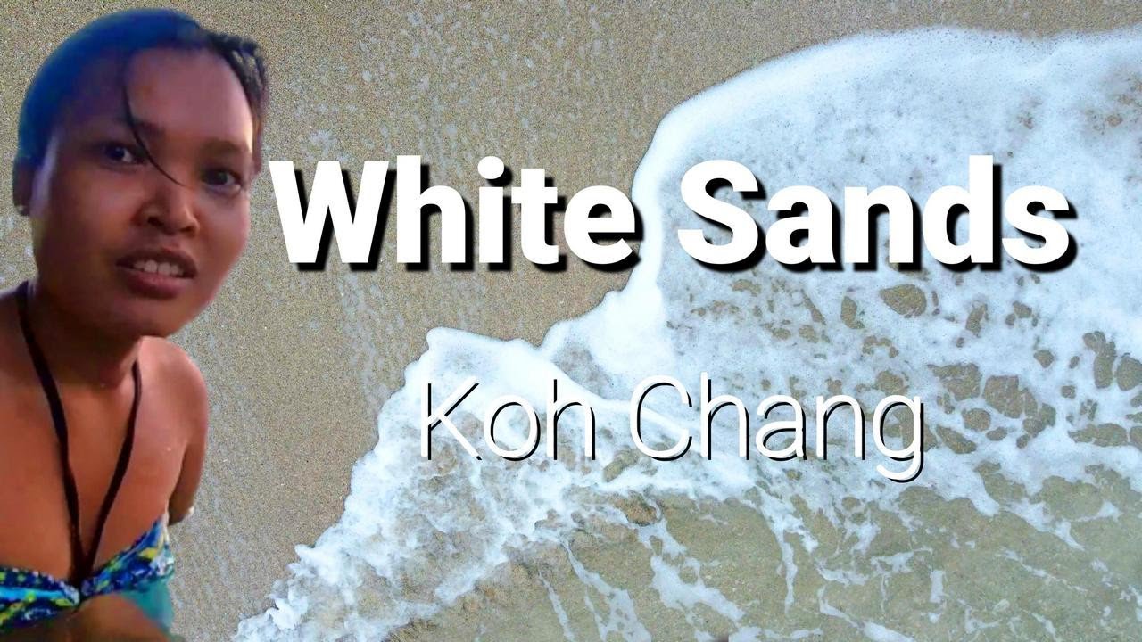 Aerial views of White sands beach Koh Chang 🇹🇭 Trat Thailand