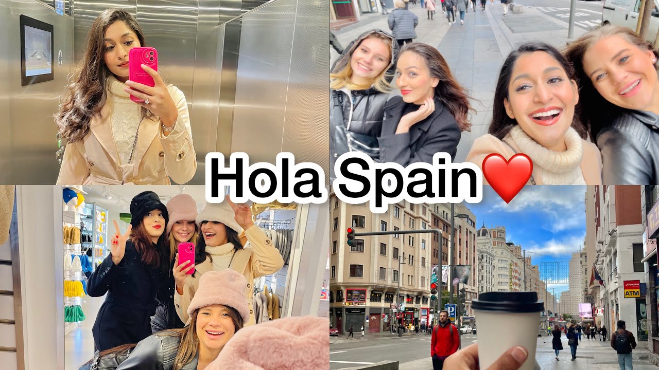 24 часа в Мадриде, Испания🇪🇸День с потрясающей командой🎄Влоги Маскана Сингха🧿