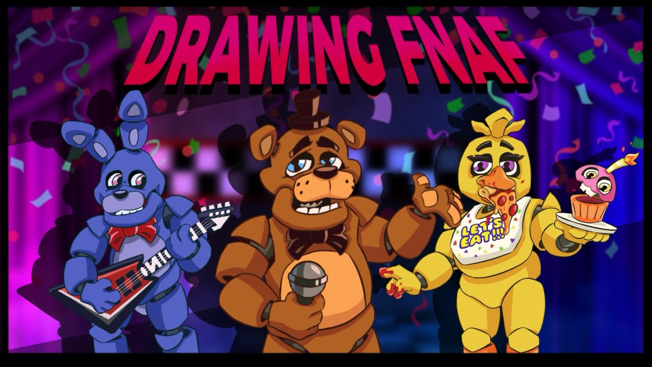 I Drew Every Fnaf 1 Character..