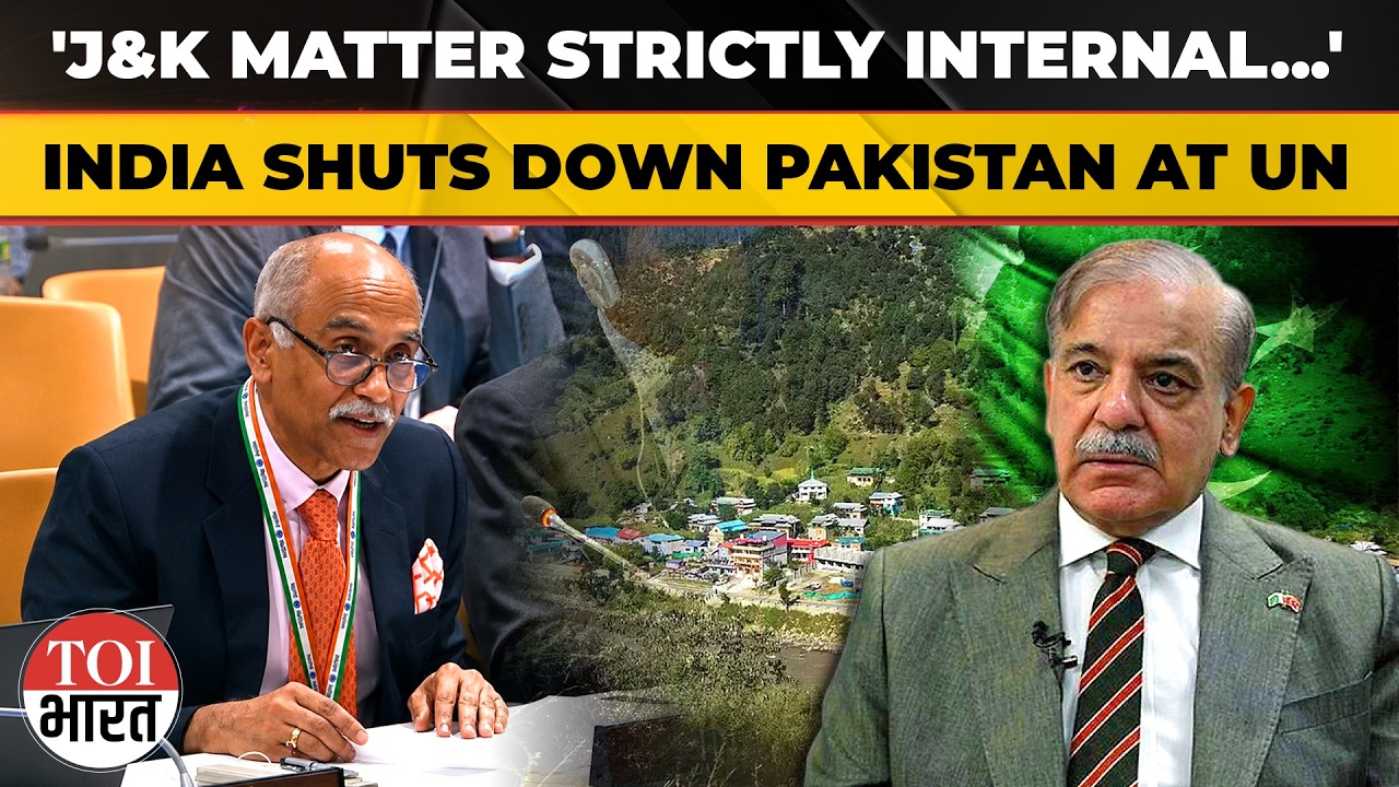 India Slams Pakistan At UN, Says Jammu & Kashmir Is Strictly India's Internal Matter