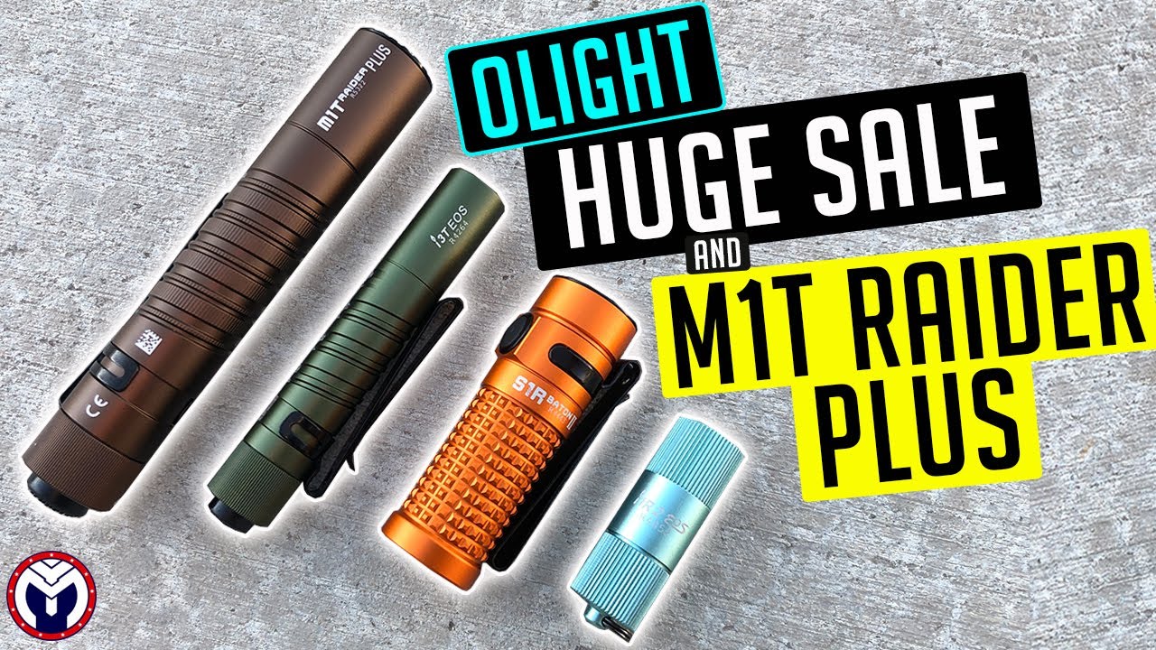 Olight Elite Sale | 40% OFF | M1T RAIDER PLUS INTRODUCTION