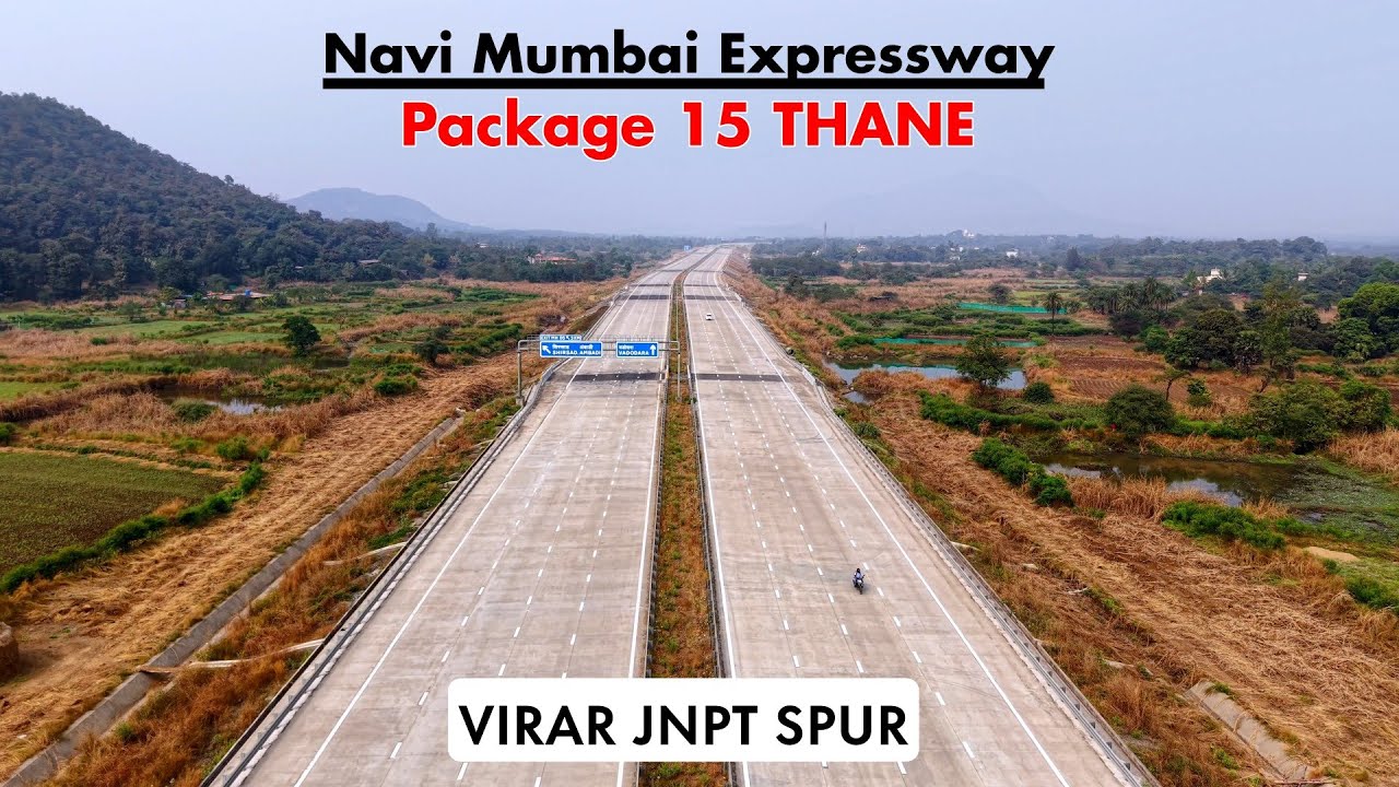 Virar-Jnpt Delhi Mumbai Expressway Package 15 Update | Virar  Navi Mumbai Expressway #4k 