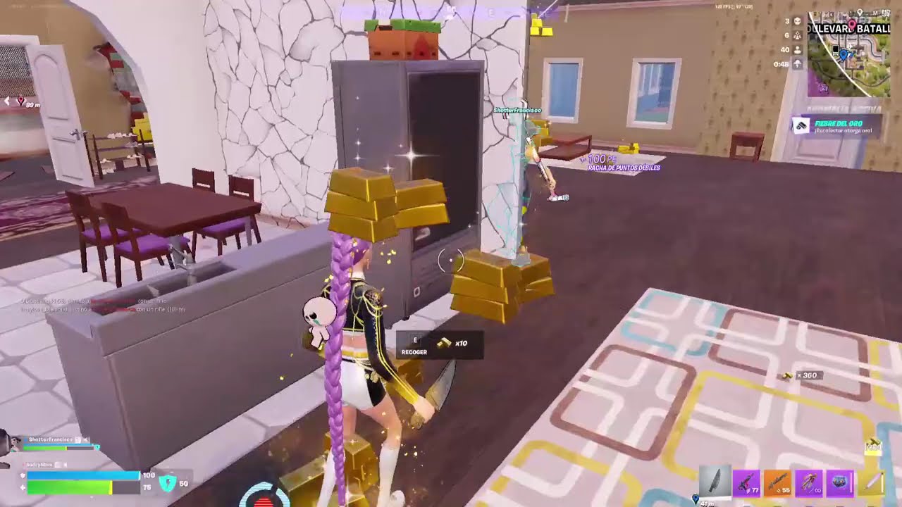 Ganamos con solo 1 De Vida - Fortnite