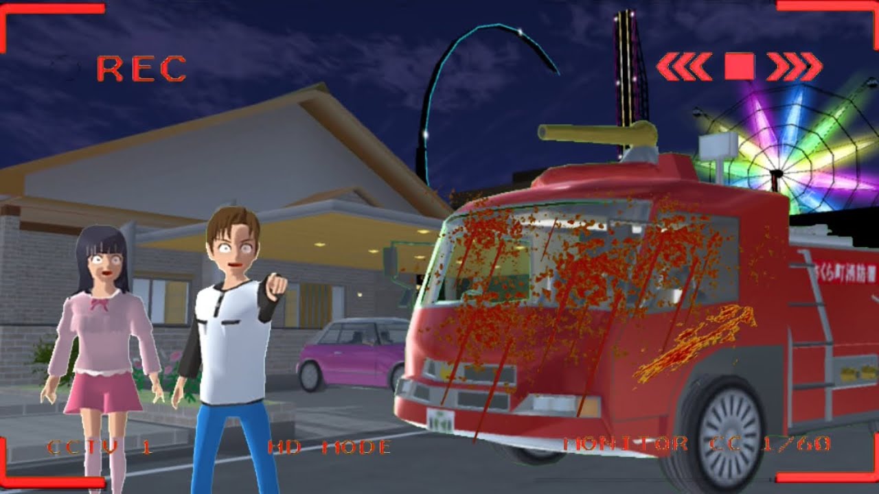 CCTV Kota Merekam ANOMALI MOBIL PEMADAM BERHANTU 😱 Yuta mio Panik ‼️