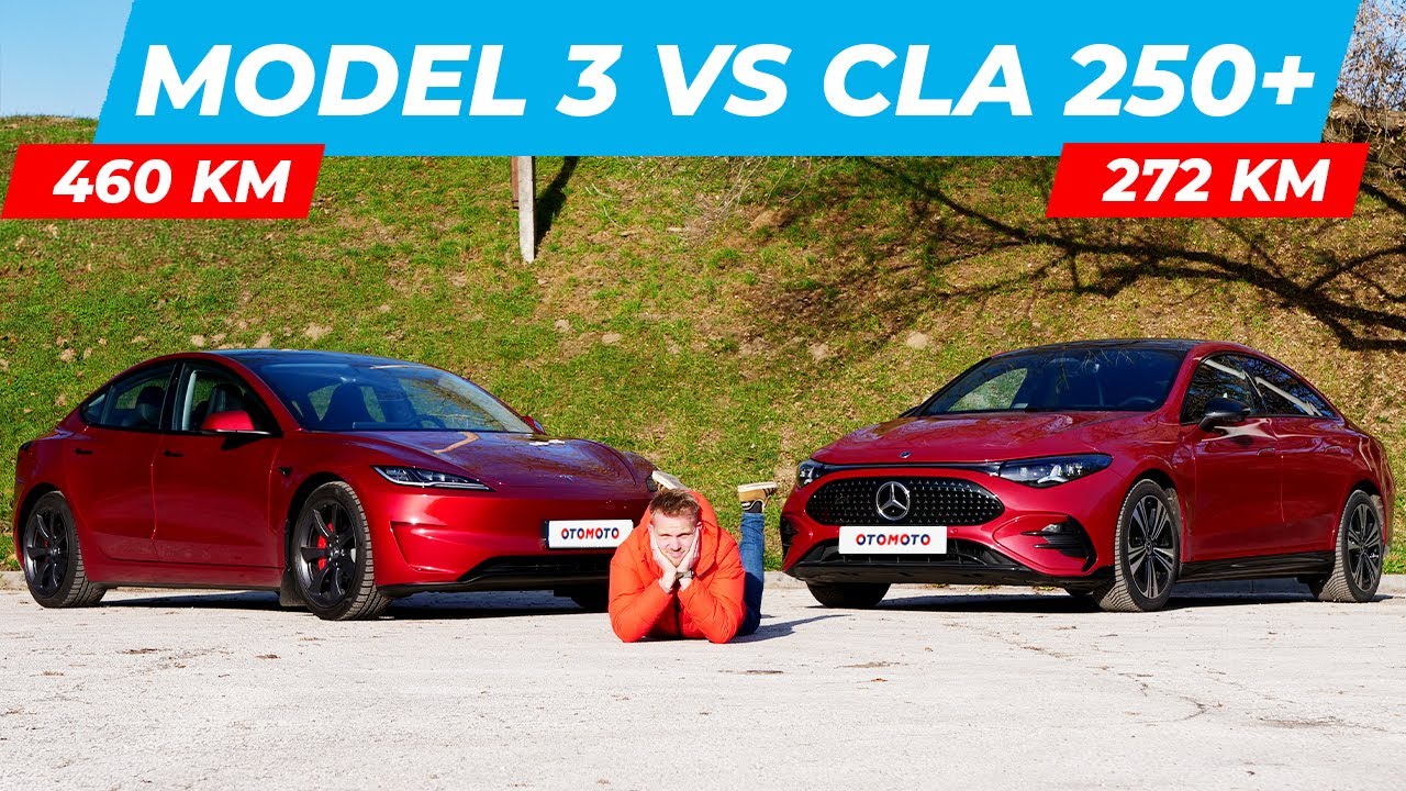 STARCIE: Tesla Model 3 vs Mercedes-Benz CLA 250+ | OML