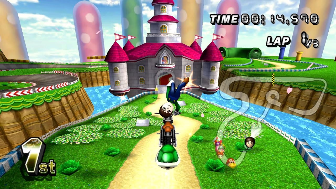 Mario Kart Wii - Retro Rewind 6.6 // 3DS Flower Cup (200cc) - 100% Walkthrough