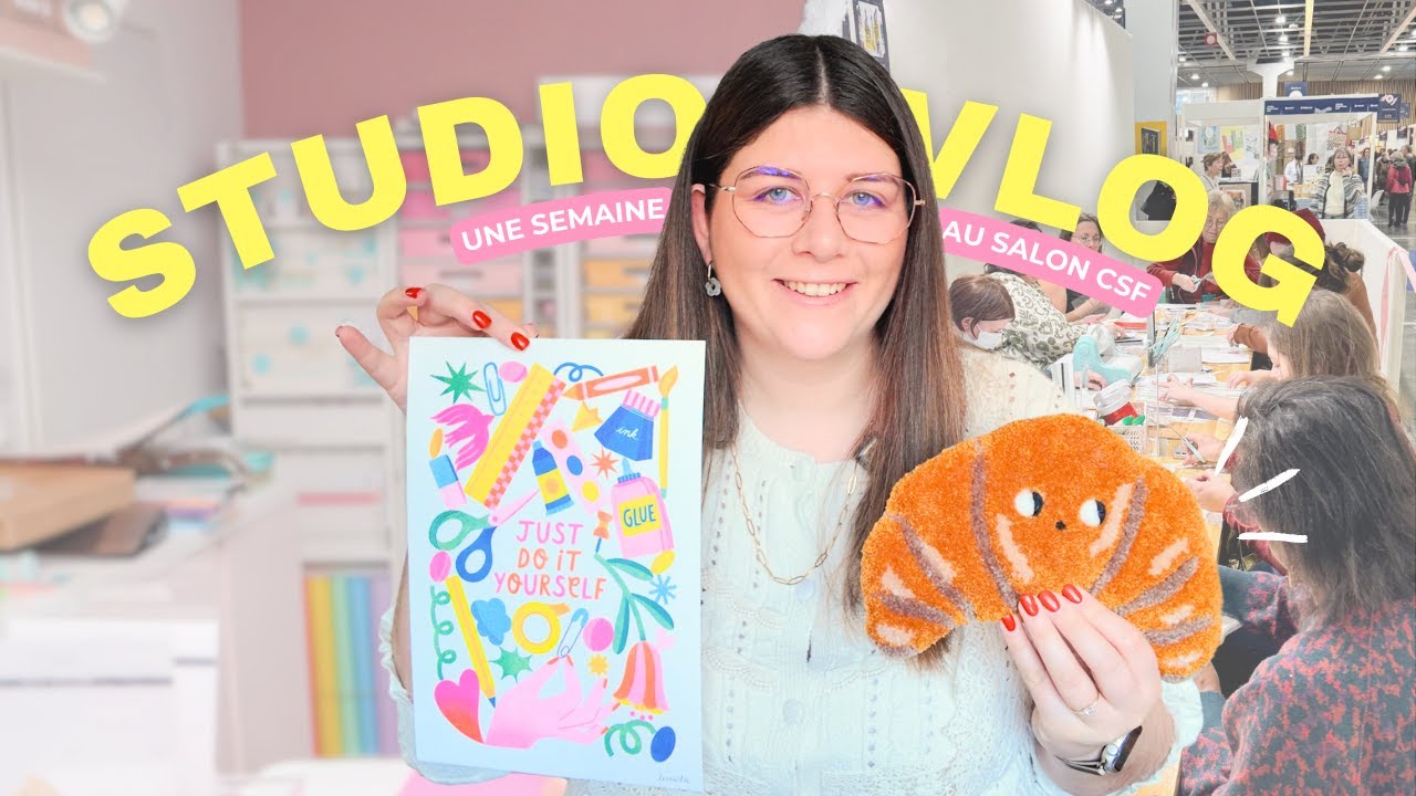 VLOG - Je vous emmène au salon Créations & Savoir-faire + haul de mes achats