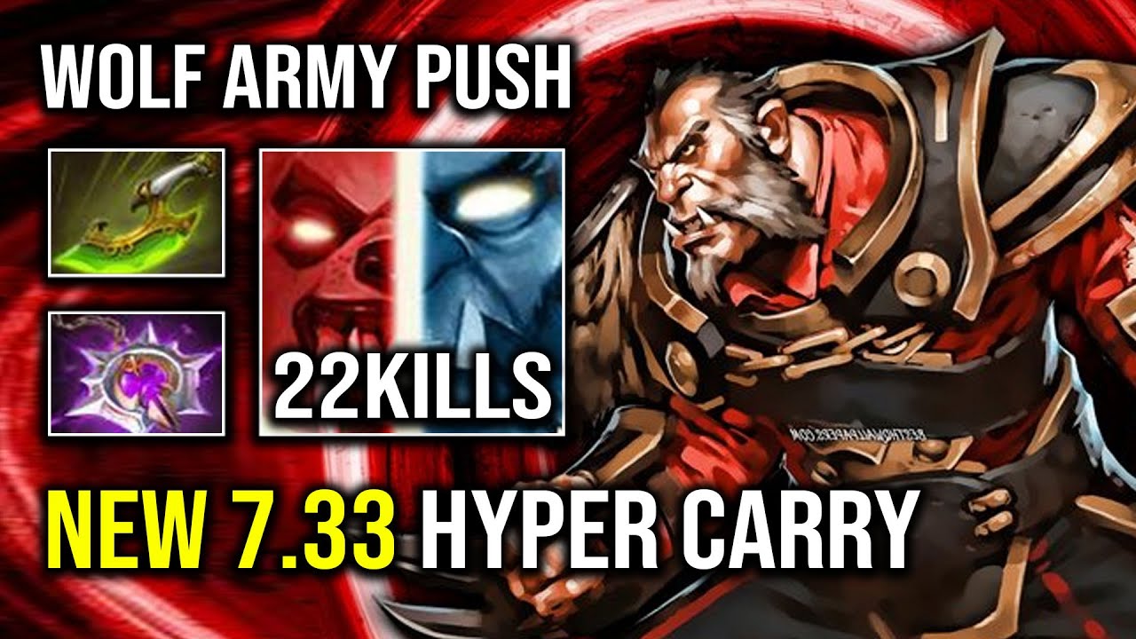 How to Play Lycan As the New Hyper Late Game Carry in 7.33 with Wolf Army Max Item Build Dota 2