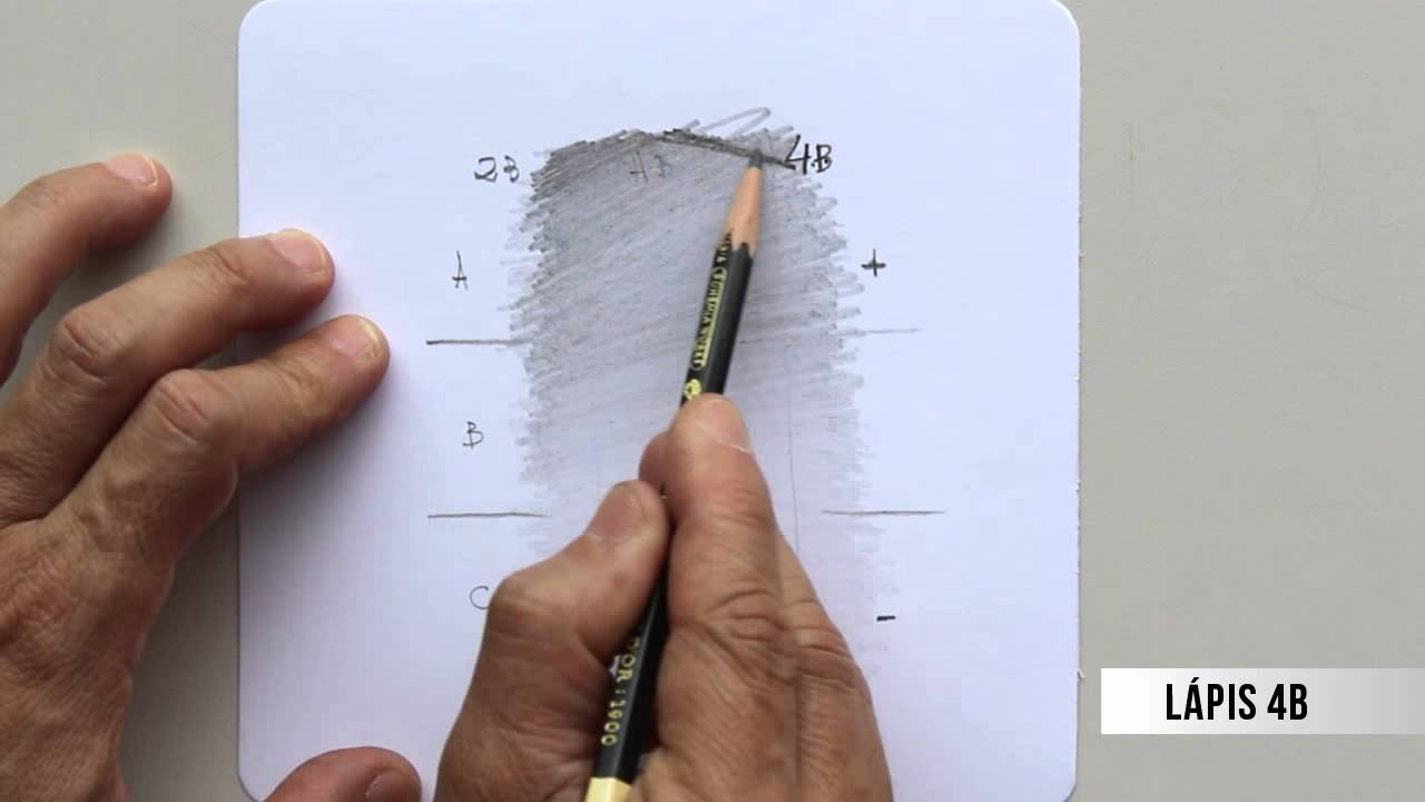 Degradê - Técnica Lápis Grafite - Sombreado