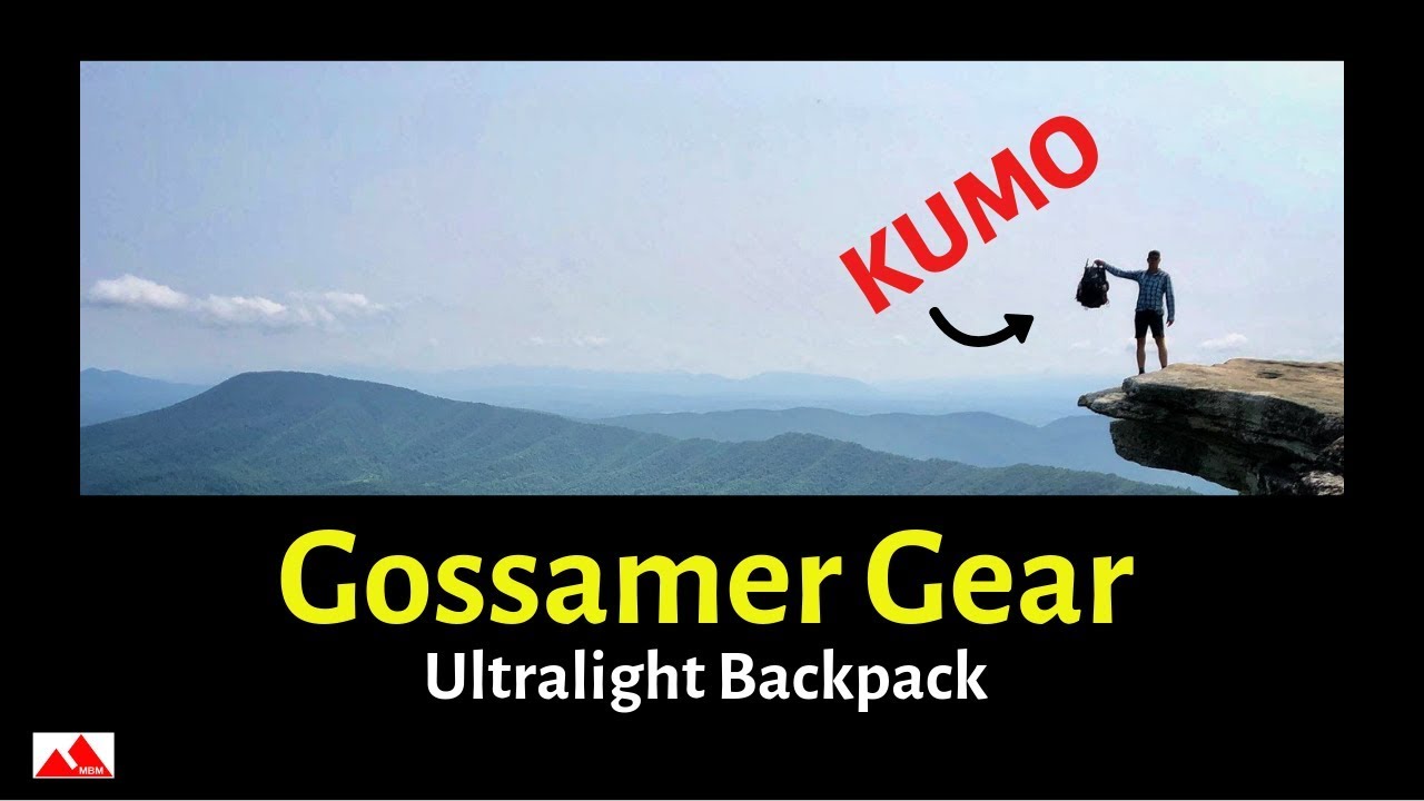 THE KUMO - Gossamer Gear's Ultralight Frameless Backpack.