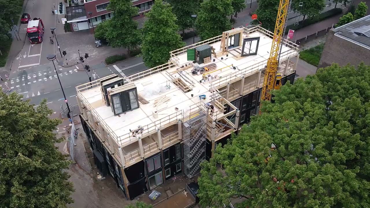 Tiwos levert aan de Noordhoekring het eerste houten appartementengebouw van Tilburg op