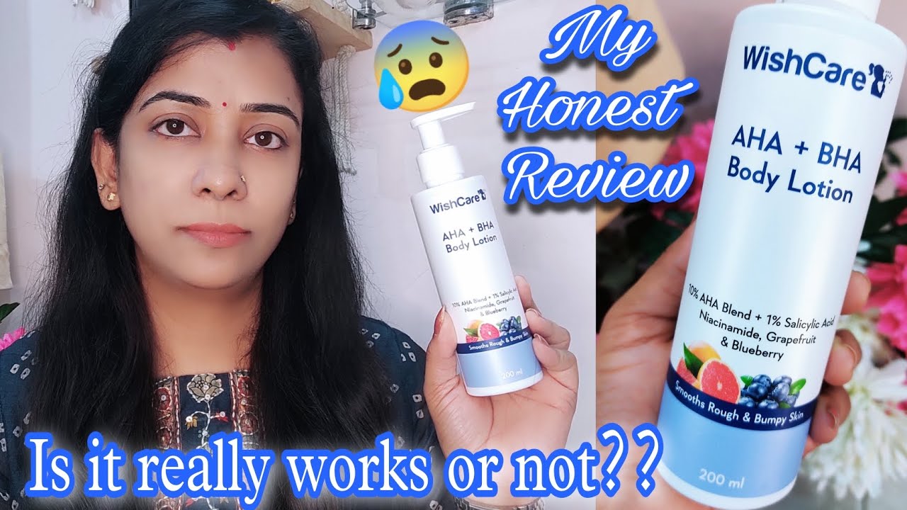 Wishcare AHA+BHA Body lotion With Salicylic acid & Niacinamide | ⛔Non-Sponsored ⛔@Nidhi Gupta