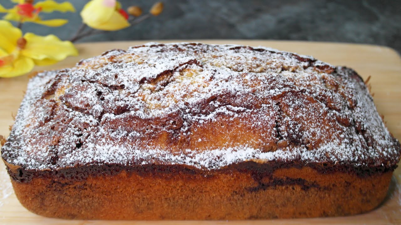 Когда совсем нет времени! Вкусный кекс к чаю за 5 минут Все смешано и в духовку!