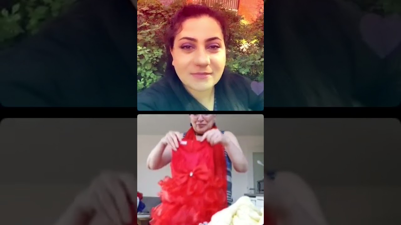 لایو باز کردن هدایای رویا از سوئد برای زیبا و بهار 💕⚘