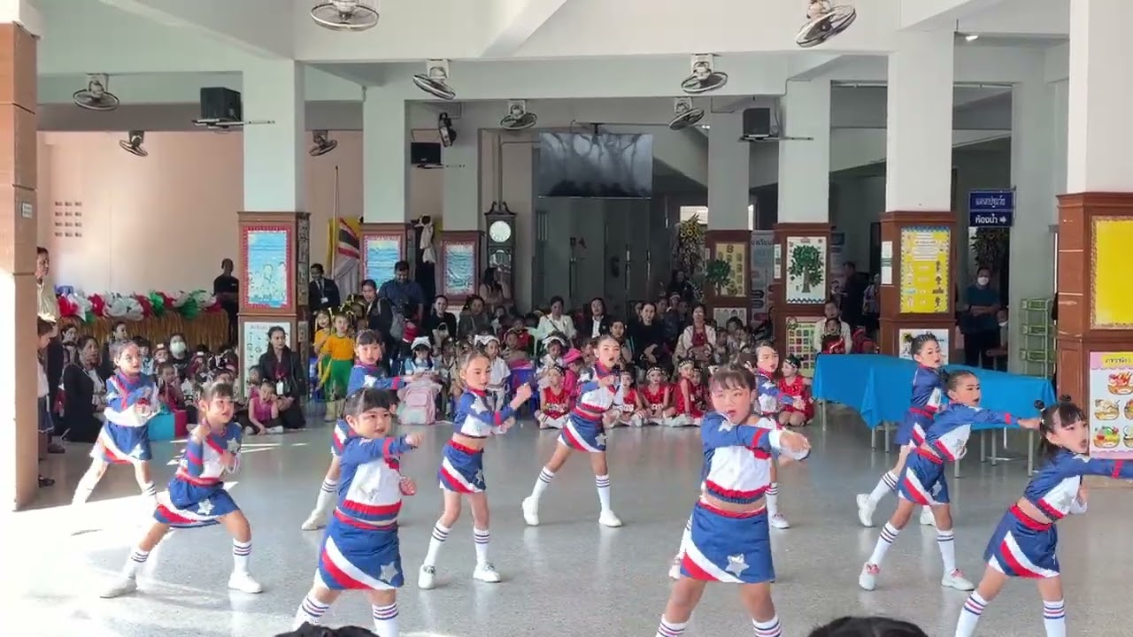 เต้นออกกำลังกายประกอบเพลงลิซ่า น้องน้องอนุบาล3 โรงเรียนอนุบาลน้องหญิง จังหวัดอุบลราชธานี ￼
