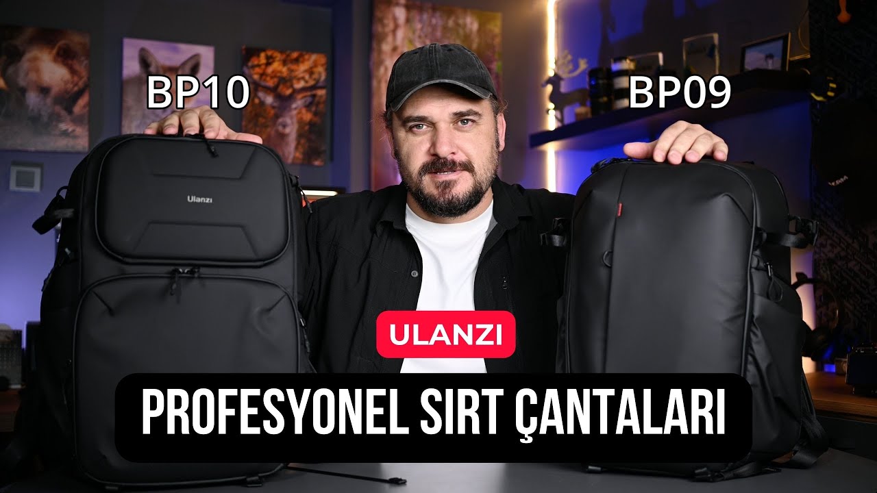 Uygun Fiyata Sağlam Sırt Çantaları Ulanzi BP09 ve BP10 Profesyonel Sırt Çantası