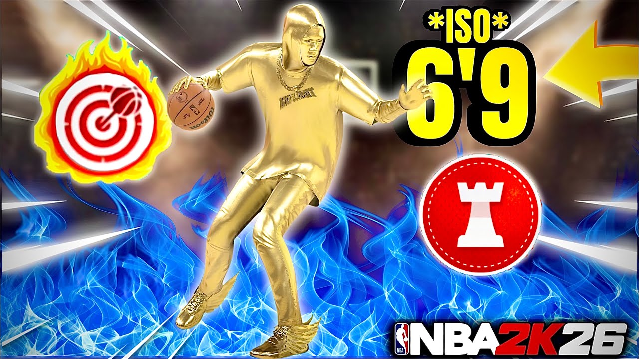 GAMEBREAKING ISO 6’9 SF BUILD (attributes, animations, badges, ect)