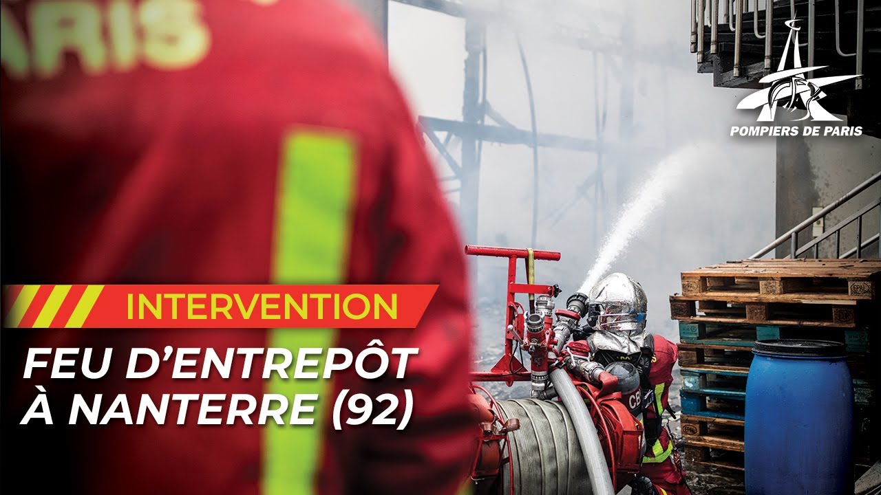 FEU D’ENTREPÔT À NANTERRE (92)