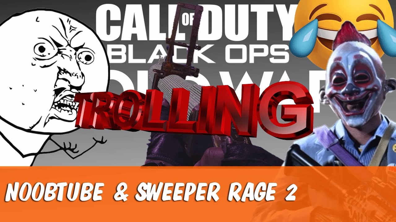 COLD WAR TROLLING :: TUBE AND SWEEPER RAGE 2! LIVE REACTION MONTAGE with Bakers Clown Skin