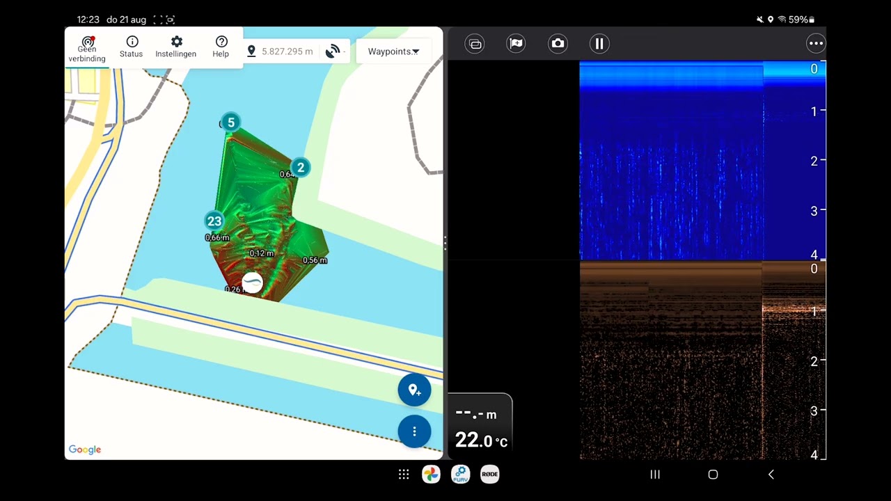 2. Basis instellingen: Beknopte uitleg standaard instelling BBT autopilot & raymarine app
