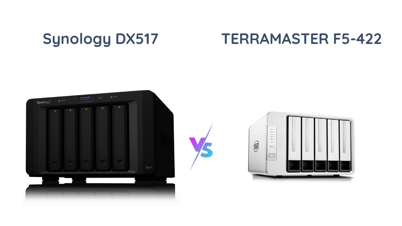 Synology DX517 vs TERRAMASTER F5-422 - Which is the best NAS storage?
