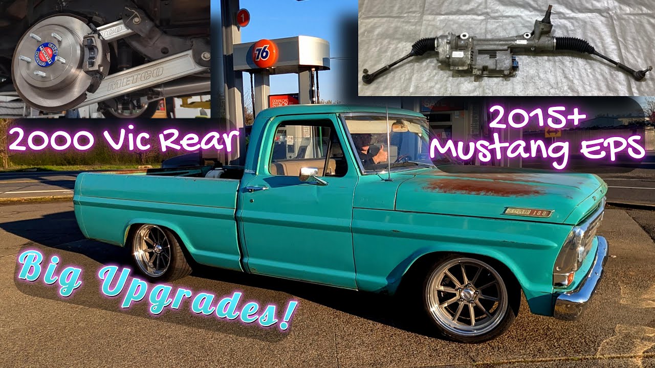 Значительные улучшения в модификации Ford F100 Coyote 1967 года и Crown Vic: задний мост и электр...
