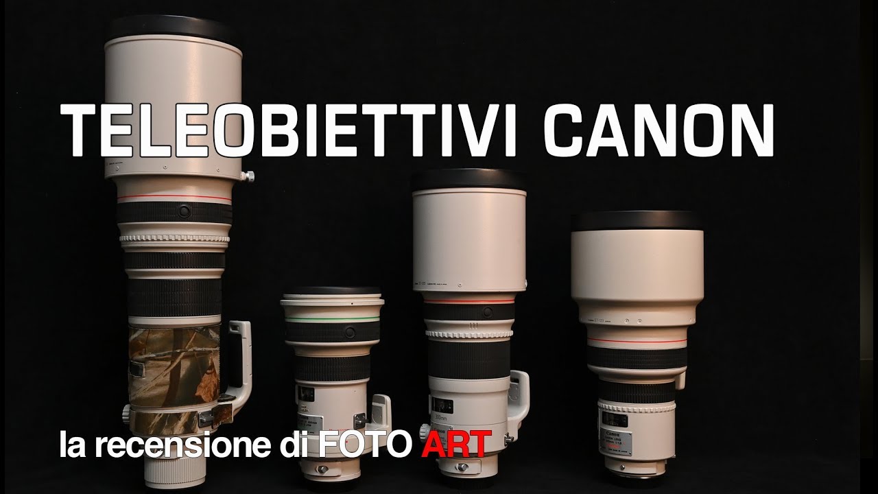 Teleobiettivi Canon vediamoli insieme 200mm 300mm 400mm 500mm