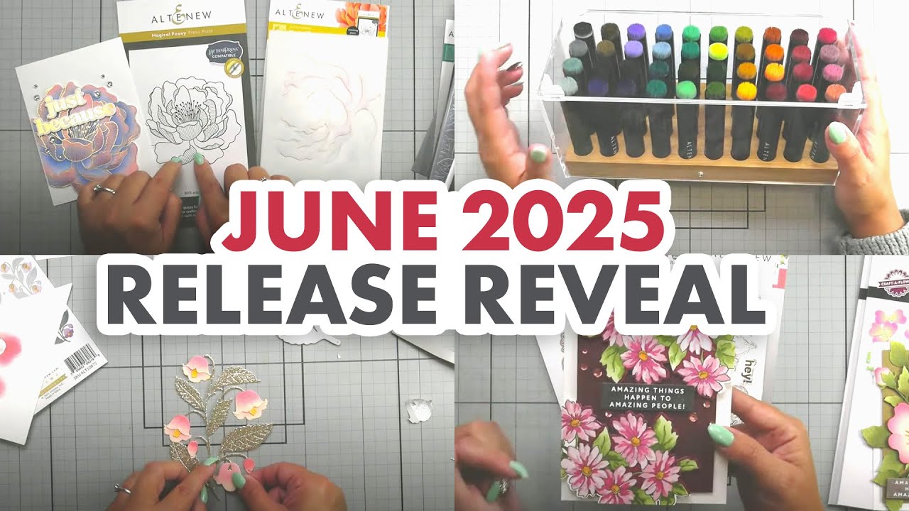 June 2025 Release Reveal + Live Cardmaking with Lydia!
