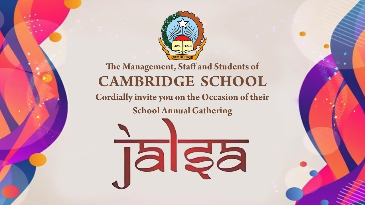 Jalsa - School Annual Gathering │Cambridge School Mangaluru