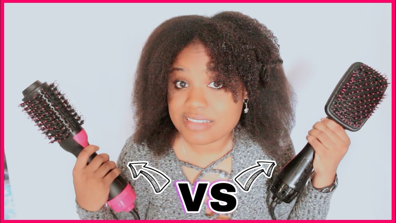 Which Revlon Dryer is Better for 4C Hair? | Revlon One-Step Dryer on Natural Hair