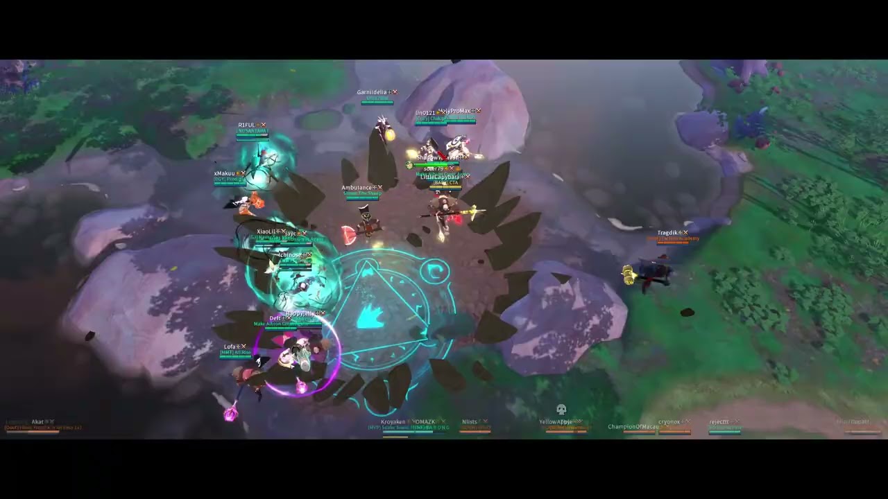 20v20 scrim fight Round 3 (F2B VS Full kite)