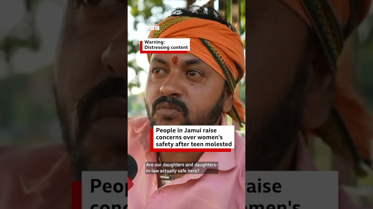 People in Jamui raise concerns over women's safety after teen molested | BBC News India