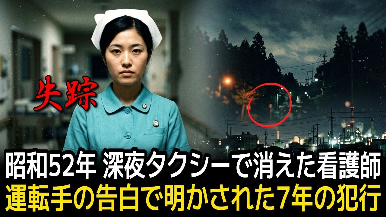 昭和52年 福岡県で深夜タクシーで帰宅していた看護師の失踪…昭和59年 運転手の告白で明かされた7年間の犯行