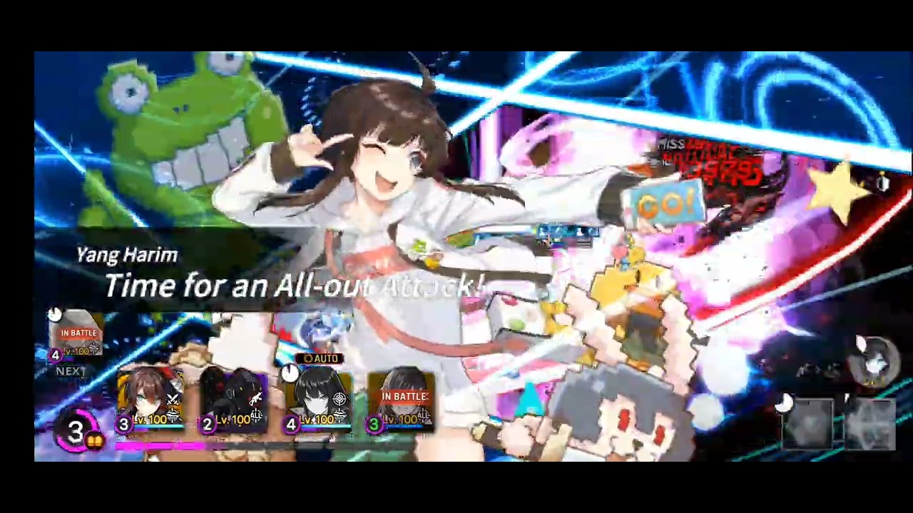 Counter:Side Global - Chloe's Info Search Challenge Lvl 100 (3* Auto)
