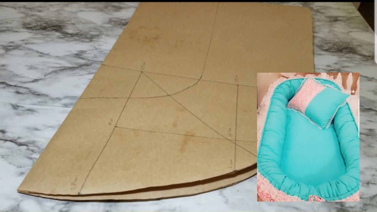 How To Make Baby Nest Patron part 1/طريقة رسم باترون لوندو بيبيي جزء الأول