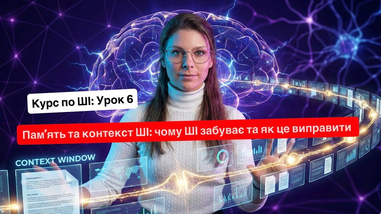 🎥 Урок по ШІ 6 — Памʼять і контекст у Штучному інтелекті