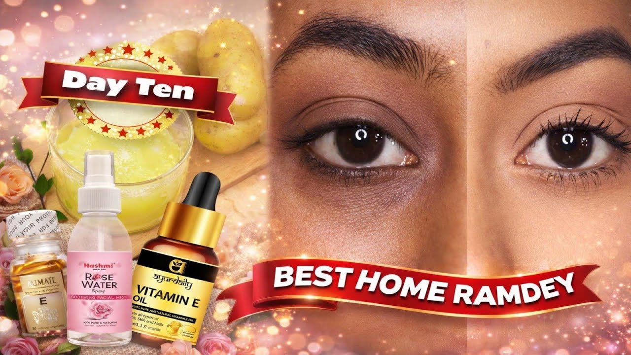 Remove Dark Circles Naturally at Home | Part 2 | Glow Up Series 💫