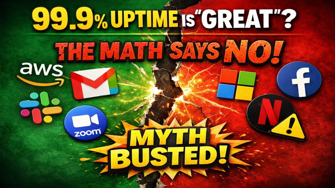 99.9% Uptime Is &ldquo;Great&rdquo;? The Math Says No &mdash; Myth Busted