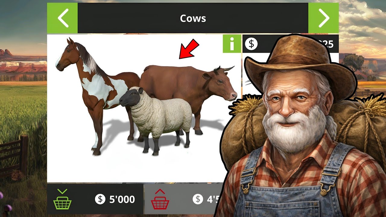 1000 Cow's, Sheeps and Horses Feeding in Fs18 ! Fs 18 Multiplayer - Delivery Grass Bales | #fs18 