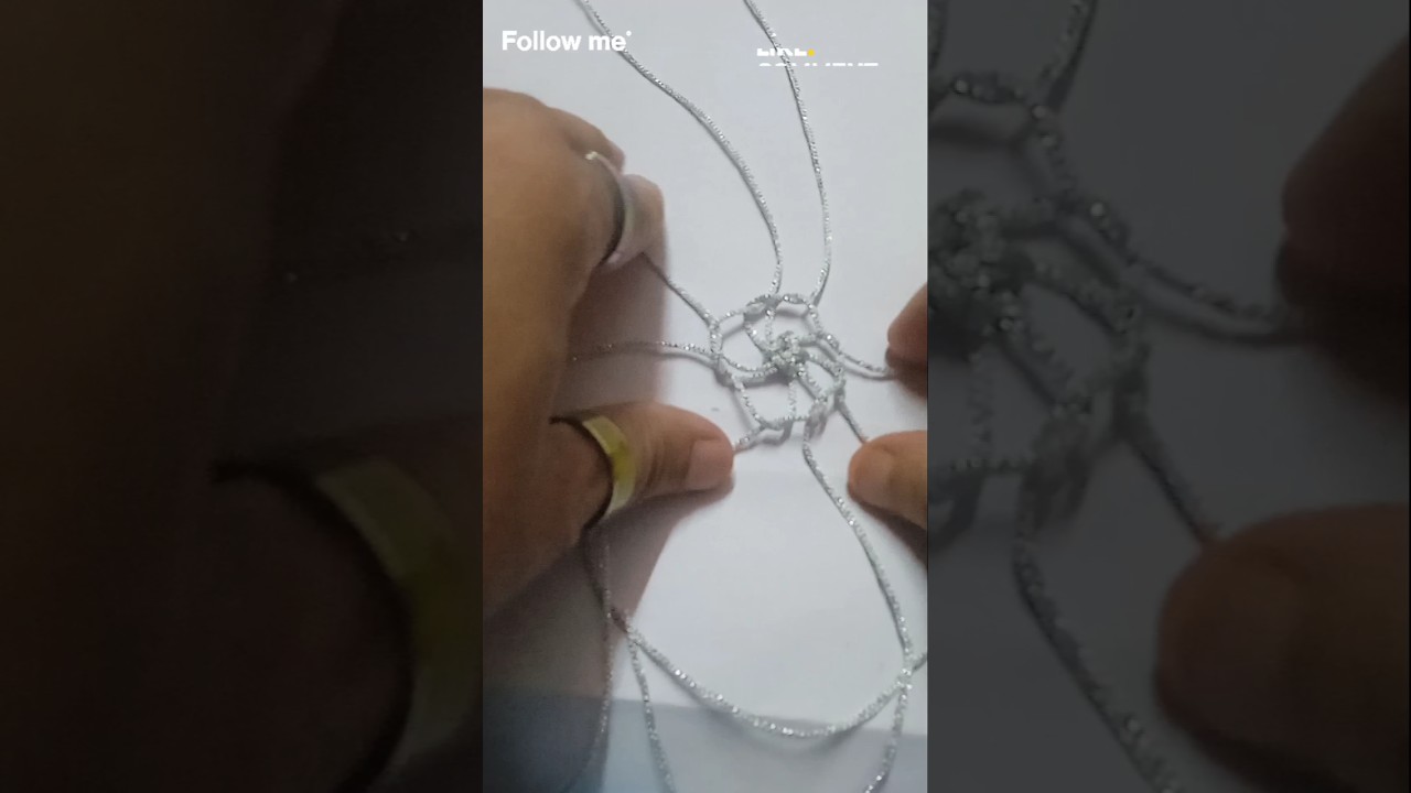 Macrame flower earrings tutorial