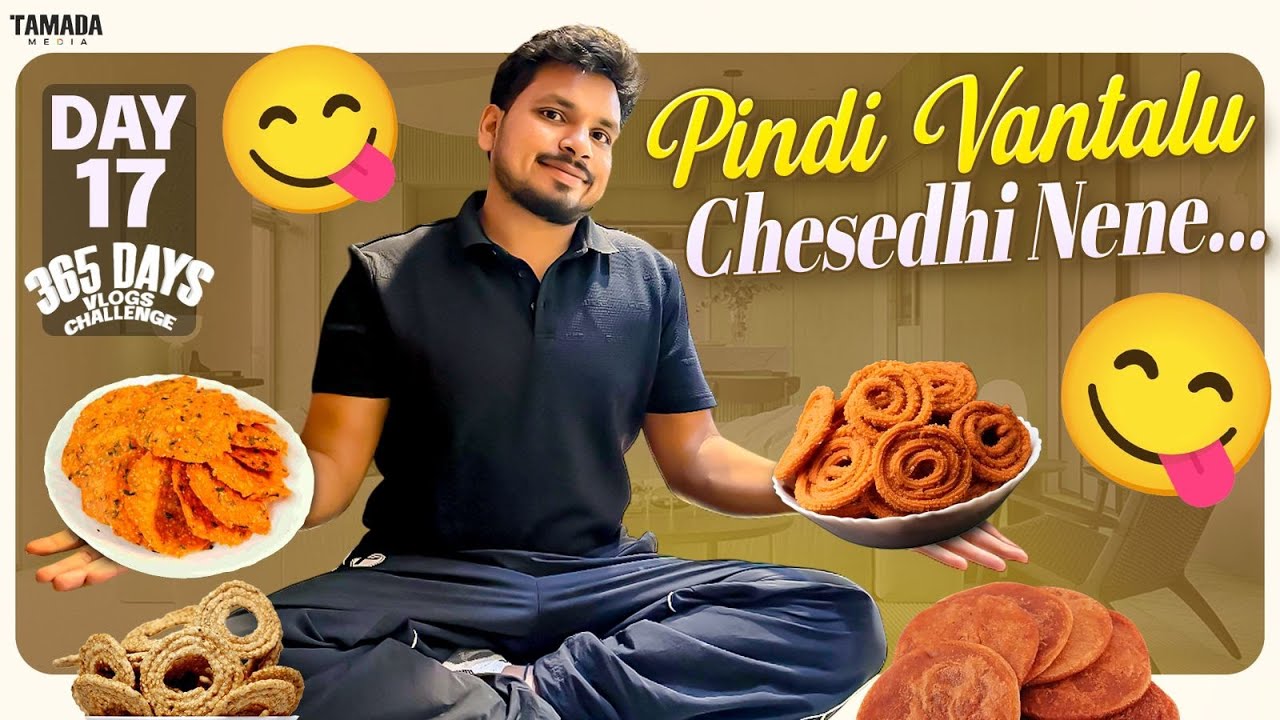 Pindi Vantalu Chesedhi Nene.. 😭|| Day 17 || 365 Days Vlog Challenge || Akhil Jackson