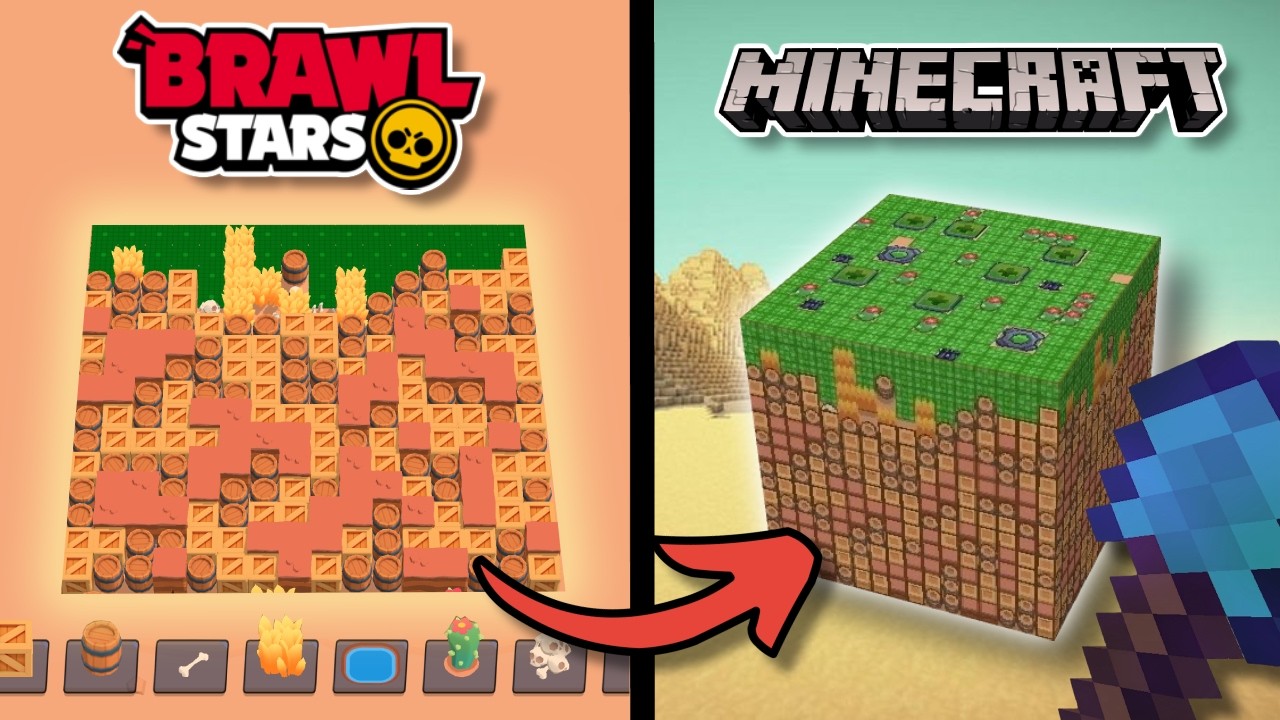 Я создал текстурпак для Minecraft В Brawl Stars!