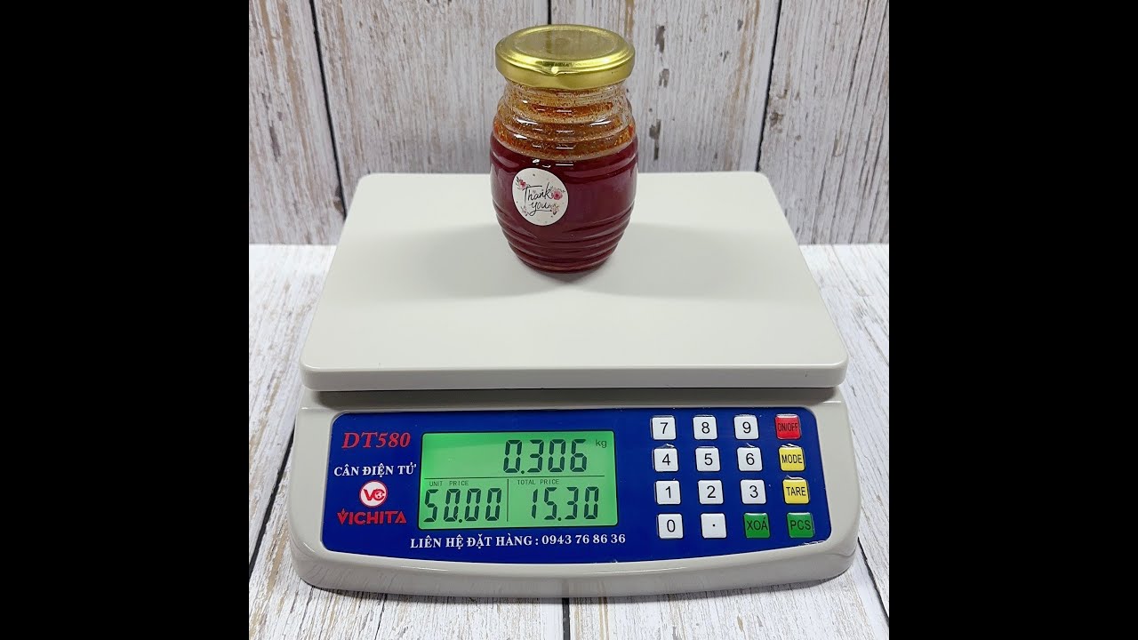 VICHITA | HƯỚNG DẪN SỬ DỤNG CÂN DT580 ( CÓ CHỨC NĂNG ĐẾM SL )