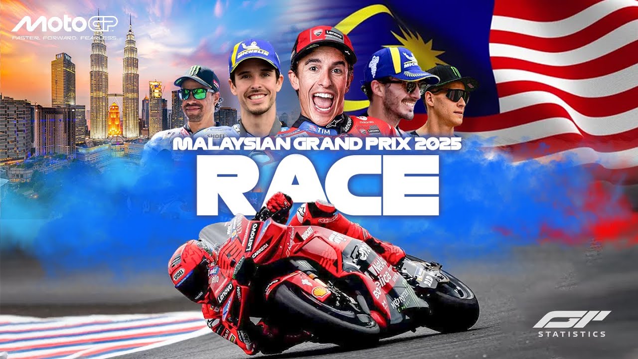 MOTOGP LIVE RACE - MALAYSIAN GP 2025 | Timing & Commentary