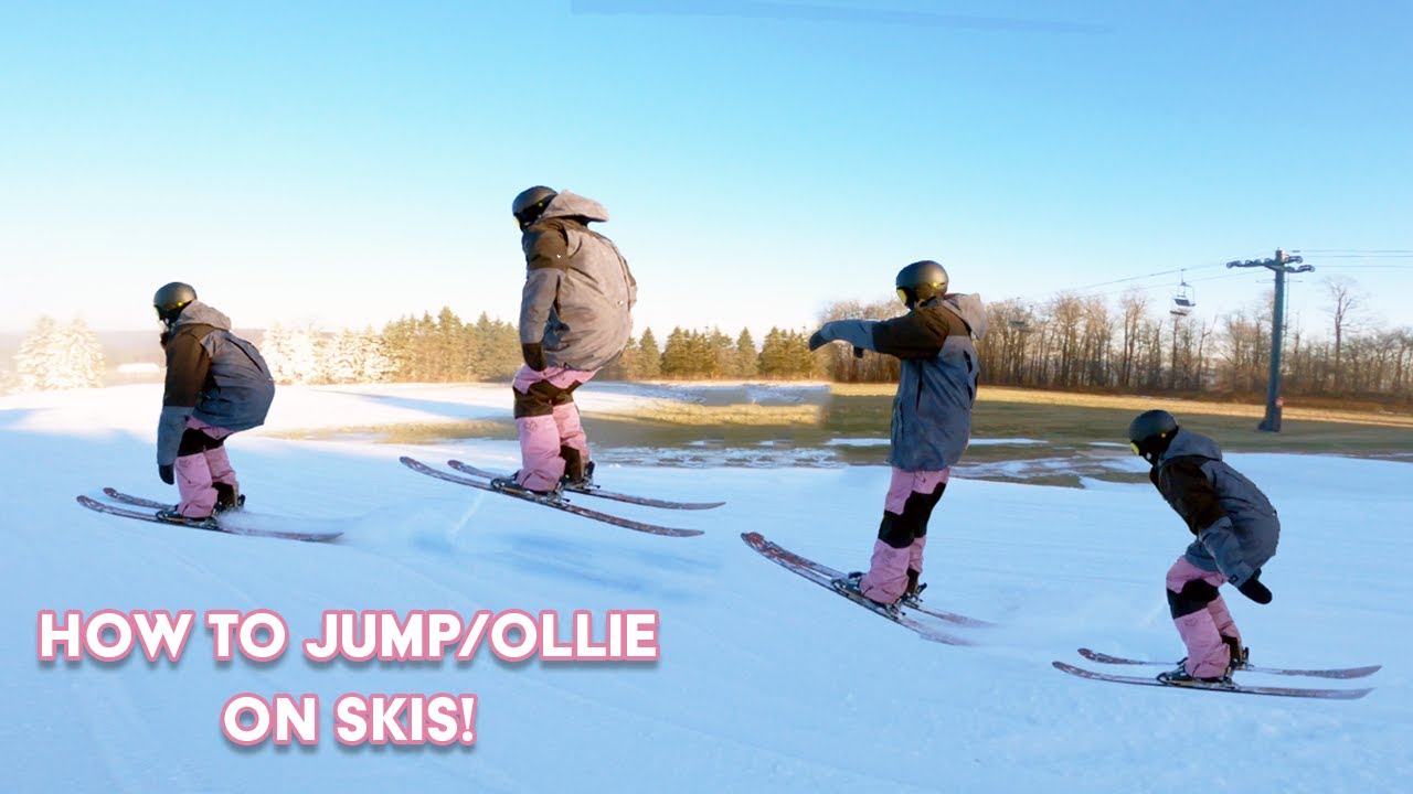 How To Jump/Ollie On Skis!