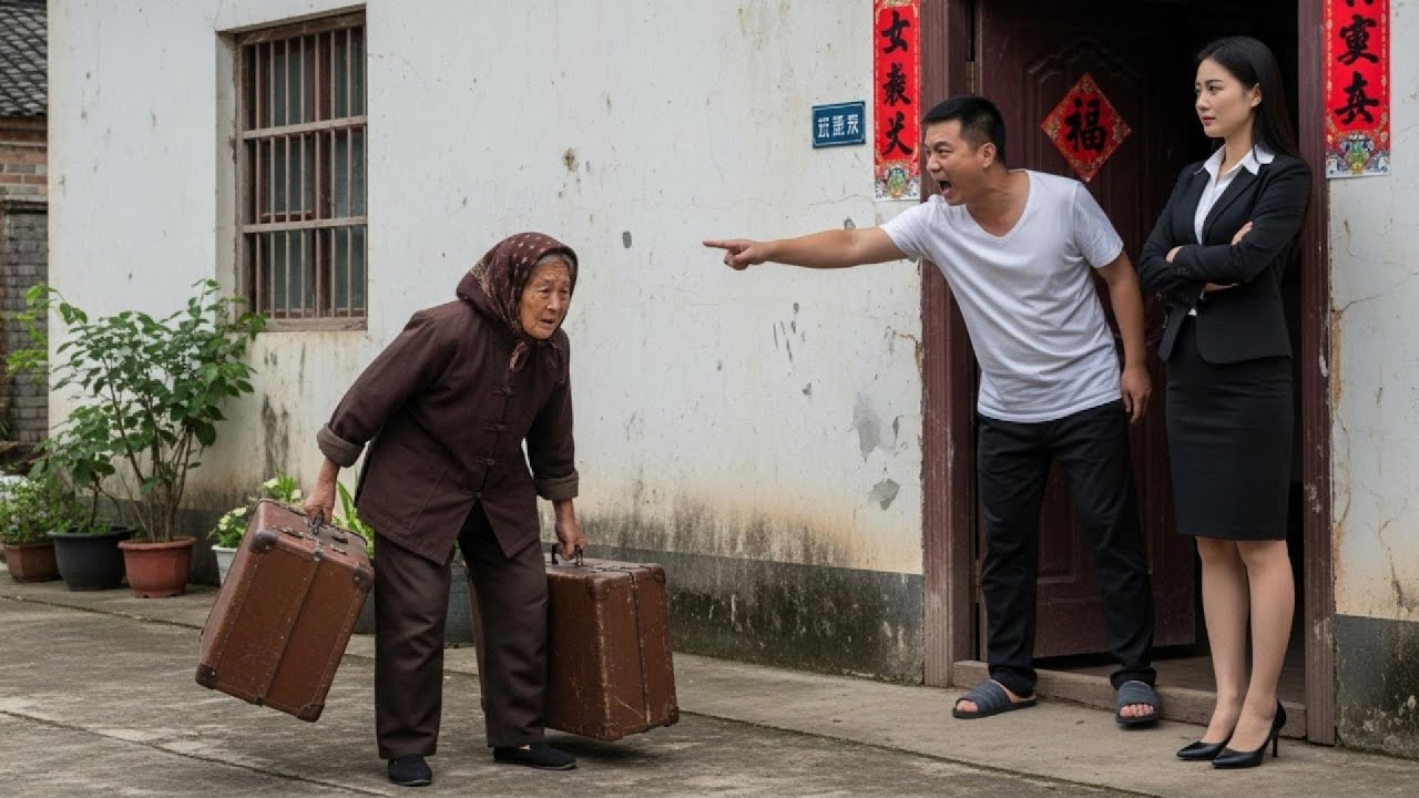 窮母親半夜被兒子兒媳掃地出門，沒想到她竟是隱藏20年的億萬富婆，一招讓他們一無所有，結局太解氣！