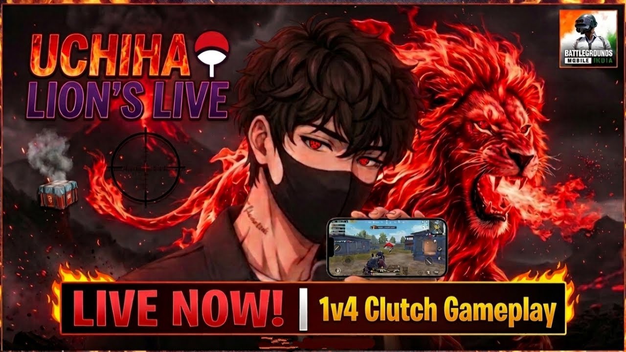 Live Now ! 1vs4 Clutch Gameplay | Uchiha Lions Live