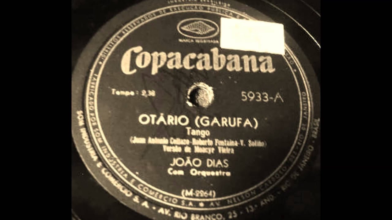 João Dias - OTÁRIO (Garufa) - tango de Collazo, Fontain e Soliño - versão de Moacyr Vieira